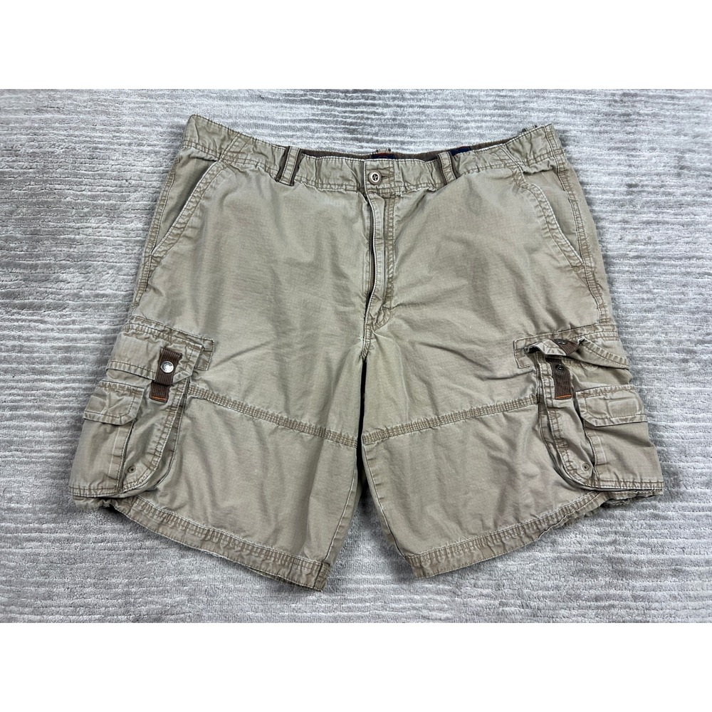 RedHead Cargo Shorts Mens 44 Tan Khaki Cotton Relaxed Fit Heavyweight Outdoor